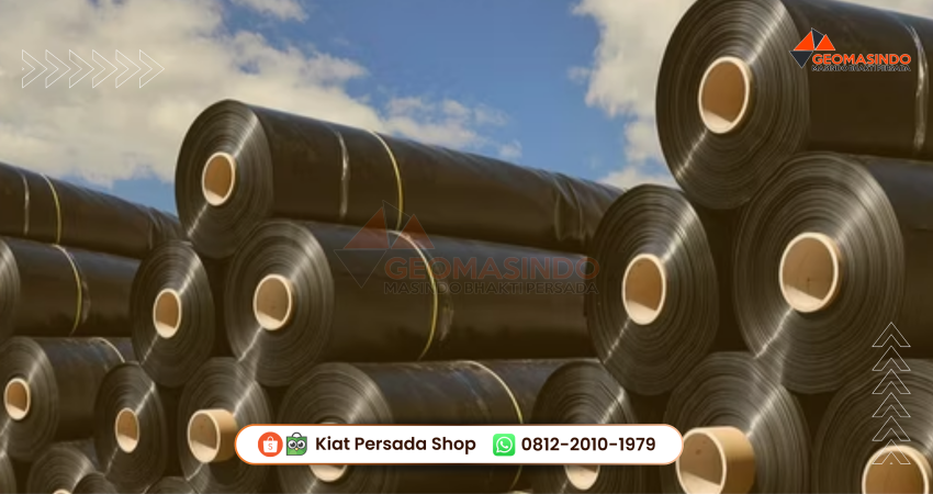 geomembrane HDPE, supplier geomembrane, distributor geomembrane, pabrik geomembrane, jual geomembrane hdpe
